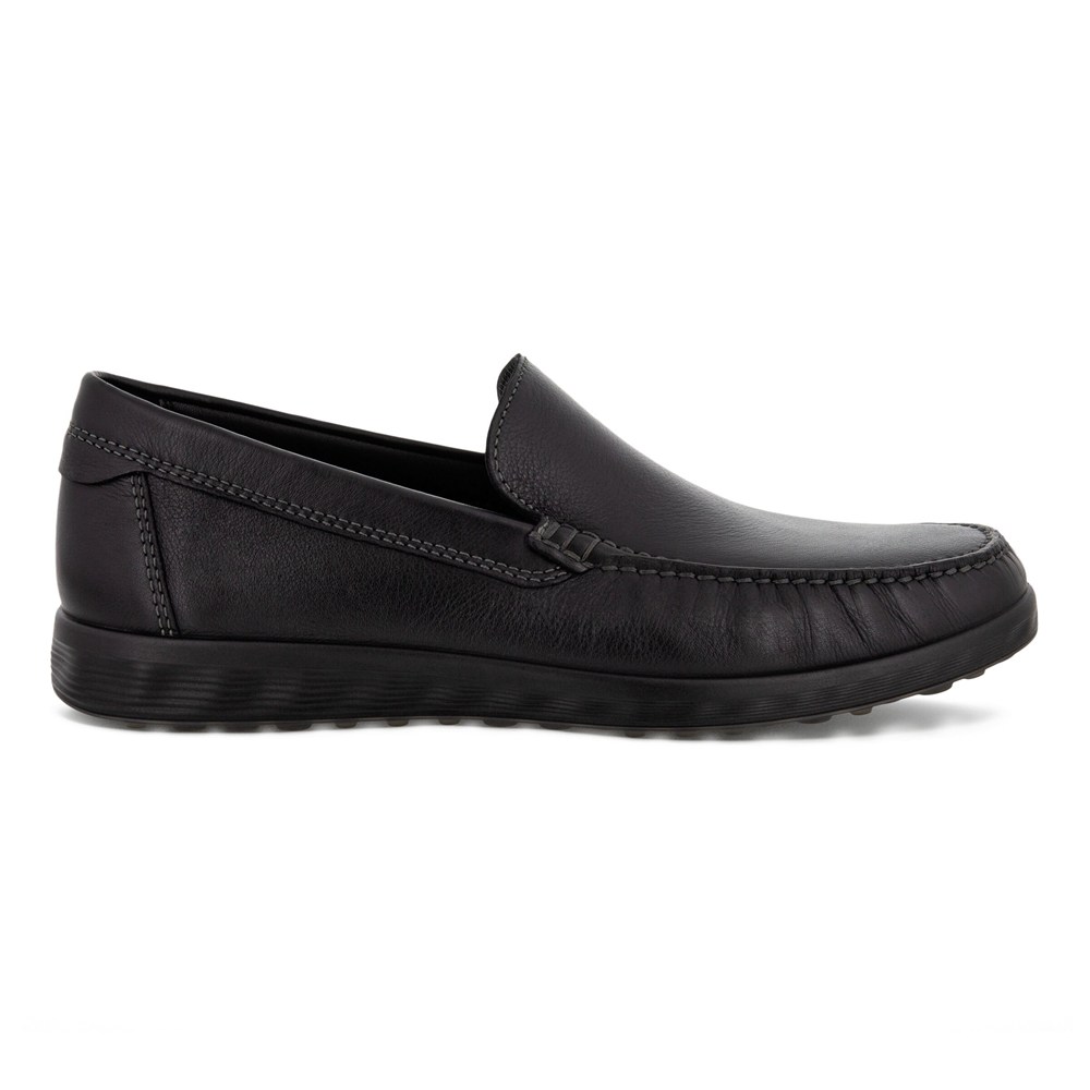 ECCO Mens Moccasins Black - S Lite Moc - ADI-038279